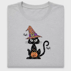 Halloween Black Cat Leopard DTF Transfer