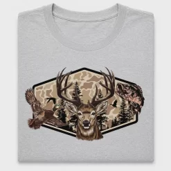 Hunting Deer Eagle DTF Transfer
