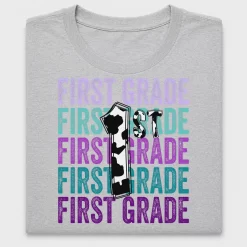 First Grade Cow DTF Transfer