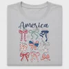 Patriotic Coquette Bows DTF Transfer