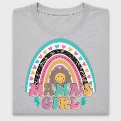 Retro Mama's Girl Rainbow DTF Transfer