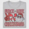 Peace Love Christmas Santa DTF Transfer