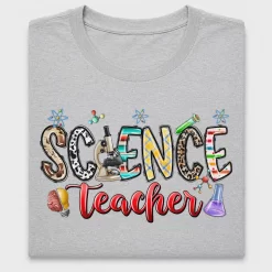 Science Teacher DTF Transfer Design