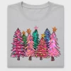 Colorful Christmas Tree Lights DTF Transfer