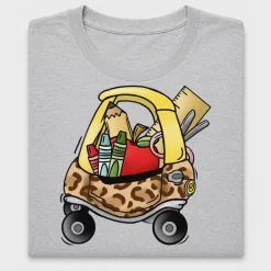 Back to School Supplies Carriage DTF Transfer