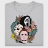 Horror Movie Characters Floral DTF Transfer