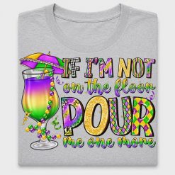 Mardi Gras Cocktail DTF Transfer Design