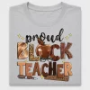 Proud Black Teacher DTF Transfer
