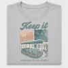 Retro Keep It 100 Coastal DTF Transfer