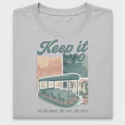 Retro Keep It 100 Coastal DTF Transfer