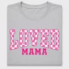 Loved Mama Checker DTF Transfer