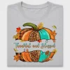 Thankful and Blessed Pumpkin DTF Transfer