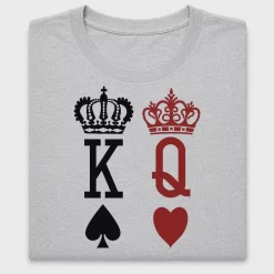 King and Queen Playing Cards DTF Transfer
