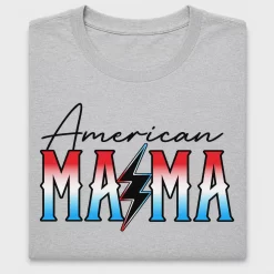 American Mama Lightning Bolt DTF Transfer