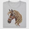Rhinestone Horse DTF Transfer