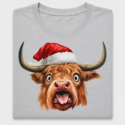 Christmas Highland Cow DTF Transfer