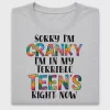 Colorful Terrible Teens DTF Transfer