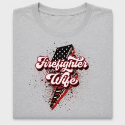 Firefighter Wife Lightning DTF Transfer