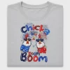 Patriotic Chicken Chick Boom DTF Transfer
