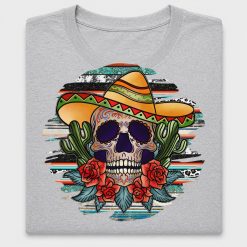 Boho Skull Sombrero DTF Transfer