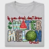 Watermelon Crawl DTF Transfer