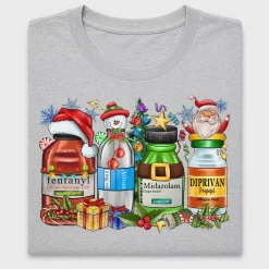 Christmas Nurse Pharmacology DTF Transfer