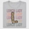 Lunch Lady Cheetah Print DTF Transfer