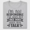 Sarcastic Face Quote DTF Transfer