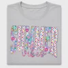 Summer Vibes Floral Checkered DTF Transfer
