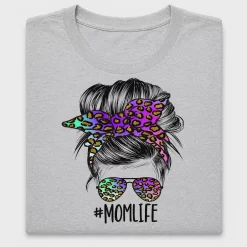 Mom Life Leopard Print DTF Transfer