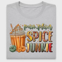 Pumpkin Spice Junkie Fall DTF Transfer