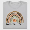 Happy Fall Y'all Pumpkin Rainbow DTF Transfer