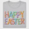 Colorful Crochet Easter DTF Transfer