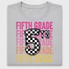 Fifth Grade Stacked Checker DTF Transfer