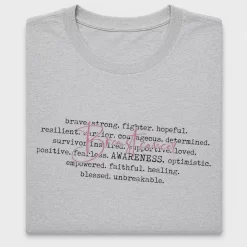 Breast Cancer Awareness Ribbon DTF Transfer