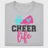 Cheer Life DTF Transfer Design