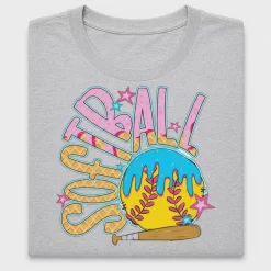 Softball Coquette Drip DTF Transfer