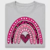 Leopard Heart Rainbow DTF Transfer