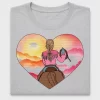 Cowgirl Sunset Heart DTF Transfer