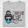 Nurse Life Messy Bun DTF Transfer