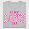Retro Love Era Checker DTF Transfer