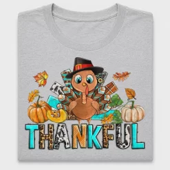 Thankful Turkey Pumpkin DTF Transfer