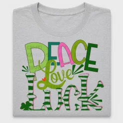 Peace Love Luck DTF Transfer
