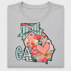 Georgia State Floral DTF Transfer