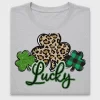 Leopard Shamrock Lucky DTF Transfer