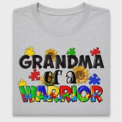 Grandma Warrior Autism Awareness DTF Transfer