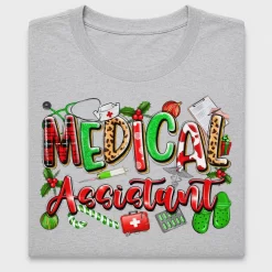 Medical Assistant Christmas DTF Transfer
