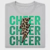 Cheer Leopard Lightning Bolt DTF Transfer