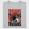 Trojans Stacked DTF Transfer
