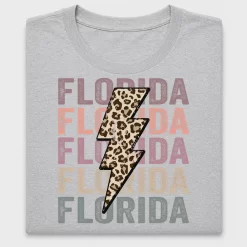 Cheetah Leopard Bolt Florida DTF Transfer